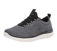Skechers mens Skechers Men's Summits Louvin Loafer Black/White 8.5 W
