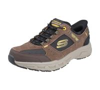 Skechers Mens Skechers Slip-Ins Hands Free Trainers Consistent Winner 237450 - Brown/Black - UK 11