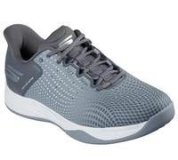 Skechers Performance Slip-Ins Relaxed Fit Viper Court Reload Synthetic Men's Grey/Charcoal Trainers UK 11
