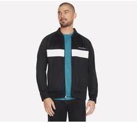 Skechers Men's SKECHTECH Premier Track Jacket in Black, Size Large | Polyester