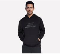 Skechers Men's SkechTech Rally Hoodie in Black, Size 2XL | Polyester