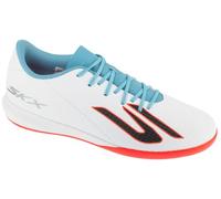 Skechers SKX_2 Academy IC Shoes in White/Turquoise, Size 7 | Synthetic
