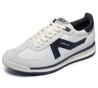 Skechers Men's Skx 92 Spective Trainers, White Leather/Black Textile/Pu, 8 UK