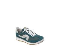 Skechers Men's SKX 92 - Spective Sneaker in Green/White, Size 11 | Leather/Textile/Synthetic