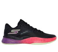 Skechers Men's SKX NEXUS Sneaker in Black/Purple/Pink, Size 7.5 | Textile/Synthetic/Metal, Vegan