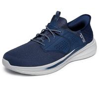 Skechers Men's Slade Caster Trainer, Navy, 7.5 UK