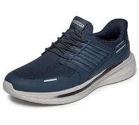 Skechers Men's Slade Luther Trainers, Navy Synthetic Mesh, 10 UK