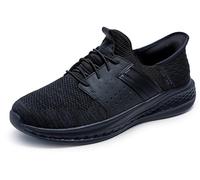Skechers Men's Slade-Ocon Hands Free Slip-in Moccasin, Black, 10.5 UK
