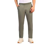 Skechers Men's Slip-in Pant Downtown Classic Casual, Olive/Grey, L