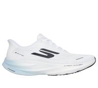 Skechers Men's Slip-ins: Aero Spark Sneaker in White/Light Blue, Size 7.5 | Textile/Synthetic, Vegan, Machine Washable , Arch Fit , Hyper Burst