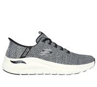 Skechers Men's Slip-ins: Arch Fit 2.0 - Look Ahead Sneaker in White/Black, Size 6 | Textile/Synthetic, Vegan, Machine Washable