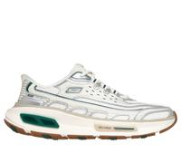 Skechers Men's Slip-ins: Arch Fit D'Lites 330 - Modern Retro Jogger Sneaker in Off White/Green, Size 10 | Leather/Textile/Synthetic