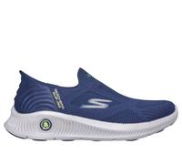Skechers Men's Slip-ins: Arch Fit GO WALK Anywhere - The Tourist Slip-On Shoes in Navy Blue, Size 11 | Textile/Synthetic, Vegan, Machine Washable , Hy