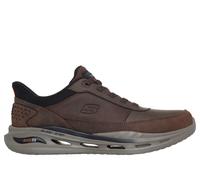Skechers Men's Slip-ins: Arch Fit Orvan - Moxley Sneaker in Cocoa, Size 7.5 | Leather/Synthetic/Textile