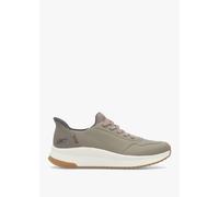SKECHERS Mens Slip Ins Bobs Sport Squad 4 Taupe Trainers Mens Shoe