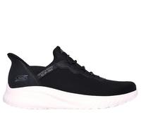 Skechers Men's Slip-ins: BOBS Sport Squad Chaos Sneaker in Black, Size 8 | Textile/Synthetic, Vegan, Machine Washable