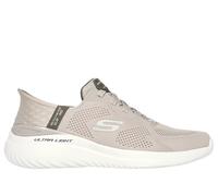 Skechers Men's Slip-ins: Bounder 2.0 - Emerged Sneaker in Taupe, Size 6 Wide | Textile/Synthetic, Vegan, Machine Washable
