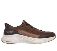 Skechers Men's Slip-ins: Contour Foam - Cosy Fit Cordelux Sneaker in Brown, Size 8.5 | Textile/Synthetic/Leather, Machine Washable