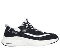 Skechers Men's Slip-ins: Contour Foam - Cosy Fit D'Lites Sneaker in Black/White, Size 7.5 | Textile/Synthetic, Machine Washable
