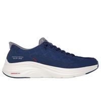 Skechers Men's Slip-ins: Contour Foam - Cosy Fit Sneaker in Navy Blue/Gray, Size 9.5 | Textile/Synthetic/Leather, Machine Washable