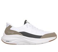 Skechers Men's Contour Foam Cozy FIT Sneaker, White, 7 UK