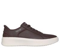 Skechers Men's Slip-ins: Court Break - Double Vented Sneaker in Chocolate, Size 6 | Textile/Synthetic