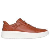 Skechers Men's Slip-ins: Court Break - Double Vented Sneaker in Cognac, Size 7 | Textile/Synthetic