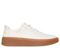Skechers Men's Slip-ins: Court Break - Double Vented Sneaker in White/Natural, Size 6 | Textile/Synthetic
