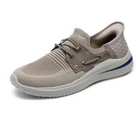 Skechers Men's Slip-ins: Delson 3.0-Roth Loafer, Taupe, 8.5 UK