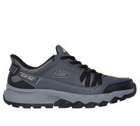 Skechers Men's Slip-ins: Dynamite AT - Escapar Sneaker in Charcoal/Black, Size 8 | Leather/Synthetic/Textile