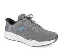 Skechers Mens Slip-Ins: Extra Wide Equalizer Trainers Charcoal | Spring Summer Collection | Slip On Trainer | Lace Up | Memory Foam Insole