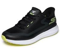 Skechers Men's Flite Spikeless Slip-in Golf Shoe Sneaker, Black, 11