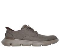 Skechers Slip-ins Garza Clive Vegan Mens Casual Trainers in Dark Taupe - 8 UK