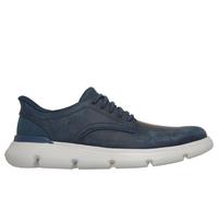 Skechers Men's Slip-ins: Garza - Duran Sneaker in Navy Blue/White, Size 7.5 | Leather/Synthetic