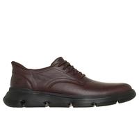 Skechers Men's Slip-ins: Garza - Duran Sneaker in Red/Brown, Size 7.5 | Leather/Synthetic