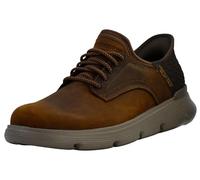 Skechers Men's Slip-ins Garza-Gervin Casual Slip-on Shoes Moccasin, Dark Chocolate, 8.5 X-Wide