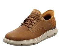 Skechers Mens Slip ins Garza Gervin Leather Upper Wheat LTH 9 UK