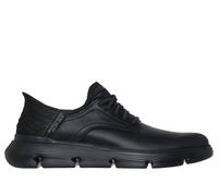 Skechers Mens Garza Plain Toe Bungee Lace Slip-Ins Shoes
