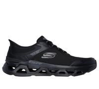 Skechers Men's Glide-Step Altus Turn Out Sneaker, Black Mesh/Duraleather, 8.5 UK