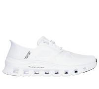 Skechers Men's Slip-ins: Glide-Step Pro Sneaker in White, Size 10 Wide | Textile/Synthetic, Vegan, Machine Washable