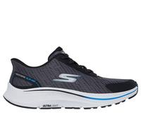 Skechers Men's Slip-ins: GO RUN Consistent 2.0 - Worldview Sneaker in Charcoal/Black, Size 10 | Textile/Synthetic, Machine Washable