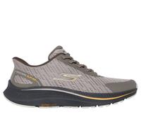 Skechers Men's Slip-ins: GO RUN Consistent 2.0 - Worldview Sneaker in Taupe, Size 10.5 | Textile/Synthetic, Machine Washable