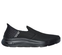 Skechers Men's Slip-ins: GO WALK AF 2.0 - Hands Free 2 Slip-On Shoes in Black, Size 6 | Textile/Synthetic, Vegan, Machine Washable , Arch Fit