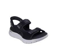 Skechers Go Walk Flex Easy Entry Slip-Ins Sandals Black White - 45