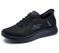 Skechers Slip Ins Go Walk Bungee BBK Black Mens trainers 216324 in a Plain Man-made in Size 6