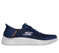 Skechers Men's Slip-ins: GO WALK Flex - Hands Up Sneaker in Navy Blue, Size 7 | Textile/Synthetic, Vegan, Machine Washable