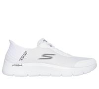 Skechers Men's Slip-ins: GO WALK Flex - Hands Up Sneaker in White, Size 7 | Textile/Synthetic, Vegan, Machine Washable