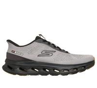 Skechers Men's Slip-ins: GO WALK Glide-Step 2.0 - Maser Sneaker in Gray/Black, Size 10 | Textile/Synthetic, Vegan, Machine Washable