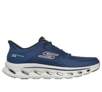 Skechers Men's Slip-ins: GO WALK Glide-Step 2.0 - Santiago Sneaker in Navy Blue/Blue, Size 9.5 | Textile/Synthetic, Vegan, Machine Washable