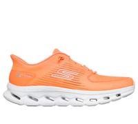 Skechers Men's Slip-ins: GO WALK Glide-Step 2.0 - Santiago Sneaker in Orange, Size 8.5 | Textile/Synthetic, Vegan, Machine Washable